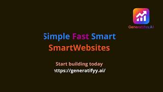 SmartWebsite Builder by Generatifyy.AI