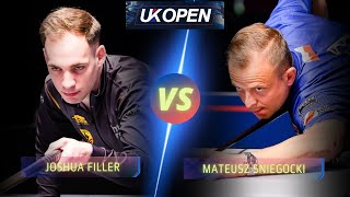 JOSHUA FILLER VS MATEUSZ SNIEGOCKI | 2025 UK OPEN POOL CHAMPIONSHIP #9ballpool #highlights