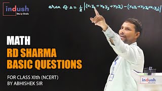 Crack IIT with RD Sharma's Secret | Area of Triangle | Class 11 | Lec. 7 | Indush Study Circle