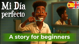 Very Simple Spanish Story for Beginners (A1–A2) – My Perfect Day