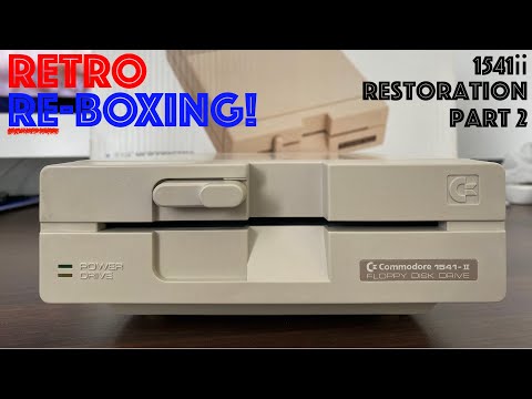 Commodore 1541ii | IT'S BACK!! | Did The Retrobrite Restoration Work??? | PART 2  "THE RE-BOXING"