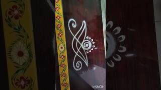 sideborders designs muggulu #sideborders #art #indianart #rangoli #simple