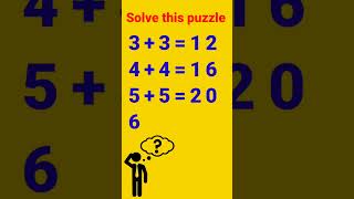 solve this math puzzle  #trickyquestion #brainpuzzles #mathspuzzle #puzzlequestion #riddle