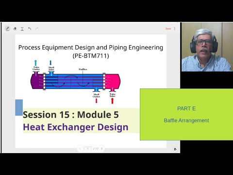 S15E Heat Exchanger Mechanical Design - Baffle Arrangement