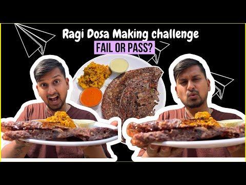 Ragi Dosa Making Challan At Home 🏠- Wanderingshubh