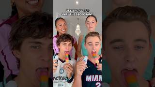 WAIT FOR IT! 😳💀🤣 Ice Pop vs Deodorant Challenge! 😆 #shorts