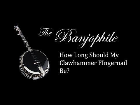 Playing Clawhammer Banjo With a Short or Broken Fingernail