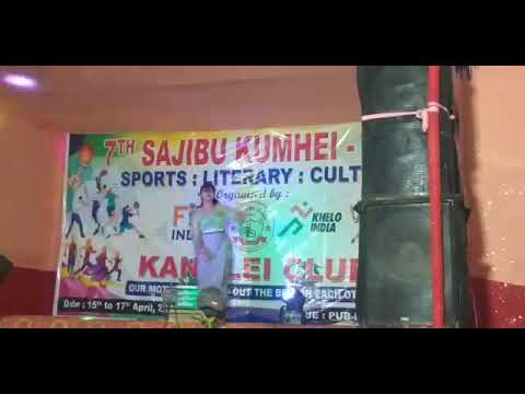 manipuri remix dance perform by Parishka Singha|| Organised by kanglei club @ singimari,hojai||