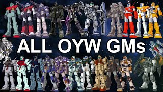 All GMs of the One Year War (And their Aces)