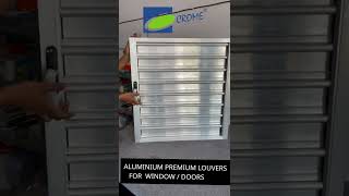 CROME Aluminium Premium Louvers Operating System For Door & Windows#aluminiumwork#aluminiumwindows