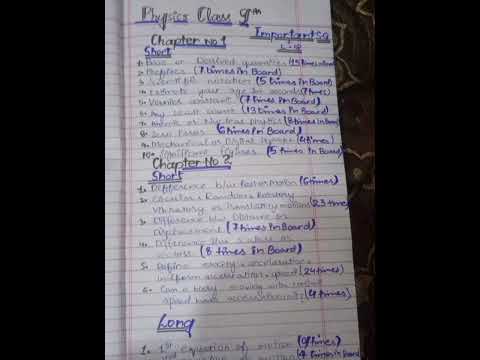 9th Physics Most Repeated Questions #9th_class_paper #viralvideo #ytshorts #physics