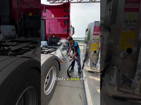 Could This Icy Fuel Replace Gasoline? #lng #cleanenergy #trucks #Knowledge