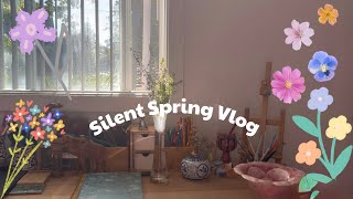Silent Spring Vlog full of joyful moments 🦋🌷🍀🌺☀️ #spring #silentvlog #canada 