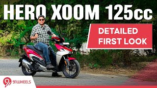 Hero Xoom 125cc scooter is here - priced from Rs 87,000 and is the fastest 0-60 in segment