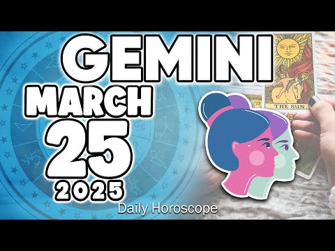 𝐆𝐞𝐦𝐢𝐧𝐢 ♊ URGENT❗️ DON’T SAY ANYTHING TO ANYONE PLEASE😔🙏 Horoscope for today MARCH 25 2025 🔮 #zodiac