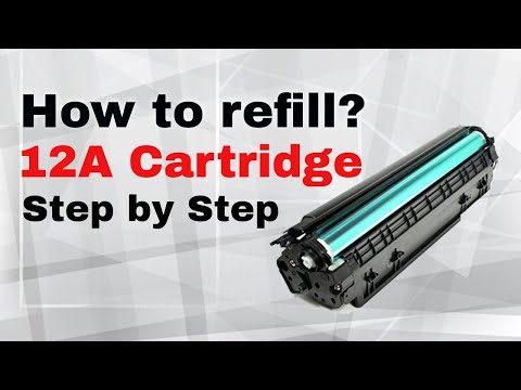 Refilling hp 12A cartridge