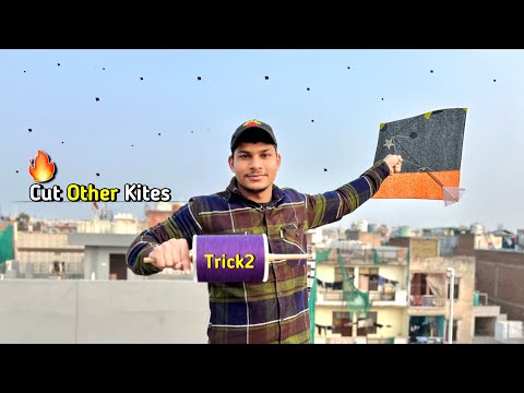 *Trick* with Cut Other Kites | Kite Cutting | Kite Vlog |