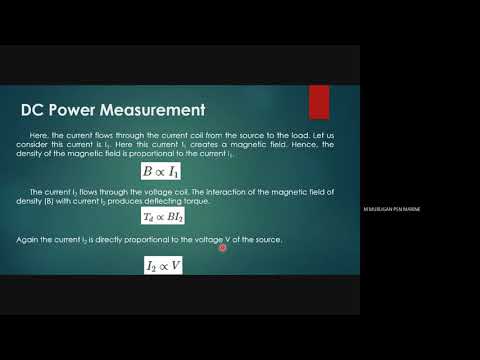 Electrical Measurements and DC Machines | Dynamo type wattmeter