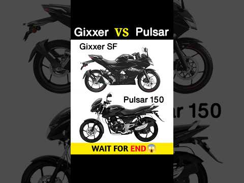 Gixxer Vs Pulsar | Full Comparison || #shorts #pulsar #gixxer #bike #adventure