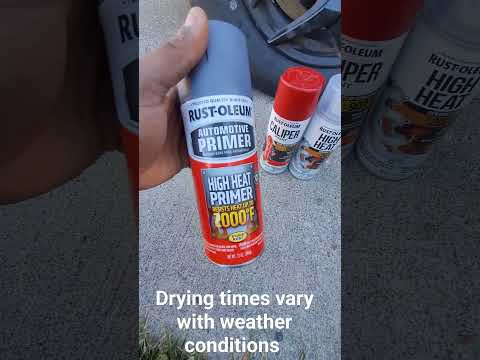 Brake caliper painting products to use.