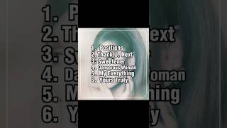 my ranking of Ariana's albums! #arianagrande #ranking #album #positions