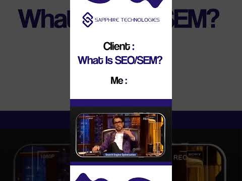 When Client Ask, What is SEO? Then Me