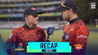 Betway SA20 | Match 8 Recap from the Sunrisers Eastern Cape opening batter pairing | #MICTvSEC