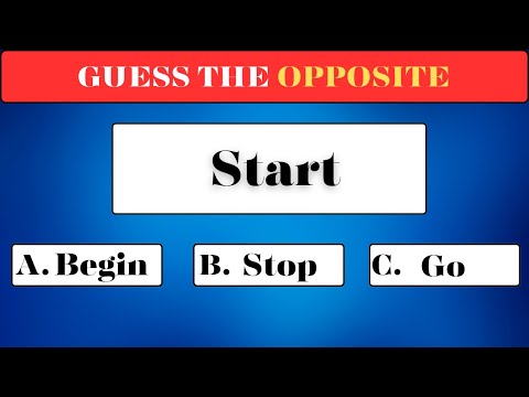 25 Opposite Words That Will Trick Your Brain 🤯