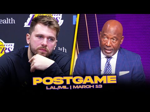 Lakers/Bucks Postgame x Analysis: J.Worthy, Luka, Reaves, DFS, Redick Reactions | March 13, 2025