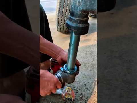 Heavy-Duty Steering System Repair in Action ⚙️ #MechanicalWork #SteeringFix #RepairTips #automobile