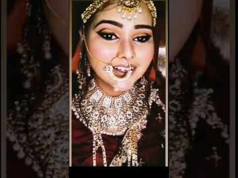 Bridal Makeover by me ✨💞Model ❤️.#professional #ytshorts #reel #mua #makeover #instalike #instagood