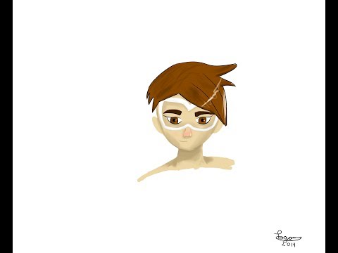 Tracer fan art: speed paint