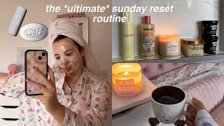 the *ultimate* sunday reset routine🌟deep clean, workout, everything shower & self care 