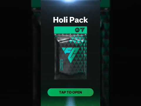I opened a holi pack