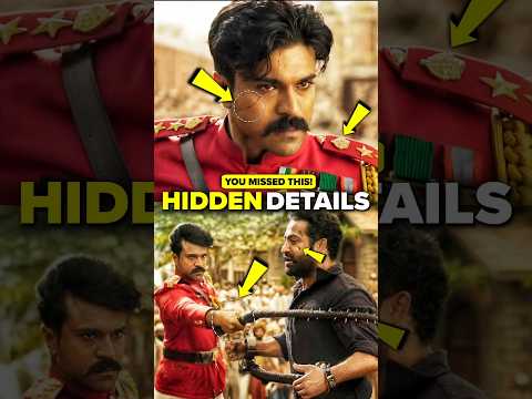 Shocking hidden details 🤯 Of RRR🔥 #shorts #rrr