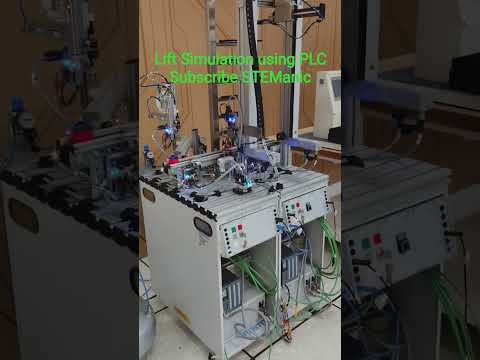 Lift Simulator using PLC #plc #stem #math Learn Robotics for Free #aiml #education #odisha #robot