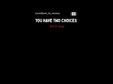 Now or Never #ActNowRegretLater #MakeTheChoice #NoRegrets