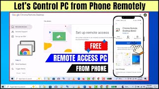 How To Use Chrome Remote Desktop Android To PC | Control Your PC From Phone Correctly!