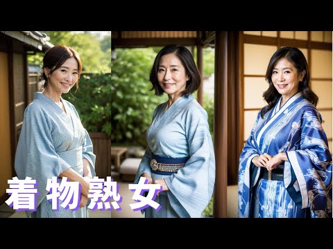 着物を着た熟女/AI Art Lookbook Mature Woman In Kimono