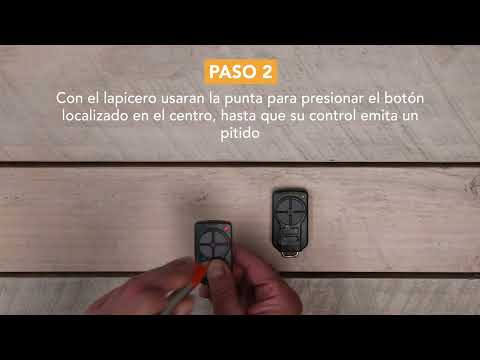 Como introducir un adicioal transmisor de control remoto para su puerta de garaje ATA Shed Master