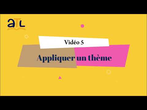 Excel 5 : Appliquer un thème