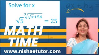 Math Time | An Algebraic Equation | Part 53