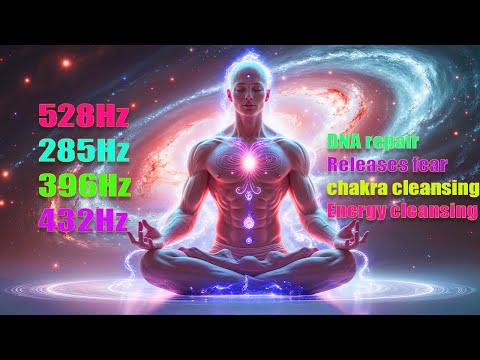 528Hz • 285Hz • 396Hz • 432Hz | Sound Therapy Music for Healing, Chakra Cleansing & Deep Meditation