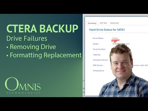 Failed Hard Drive: Replacing Degraded Hard Drive in CTERA C200