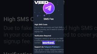 Fix Telegram “SMS Fee” Problem  (100% Working Solution)