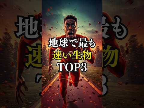 地球で最も速い生物Top3 #地球最速生物