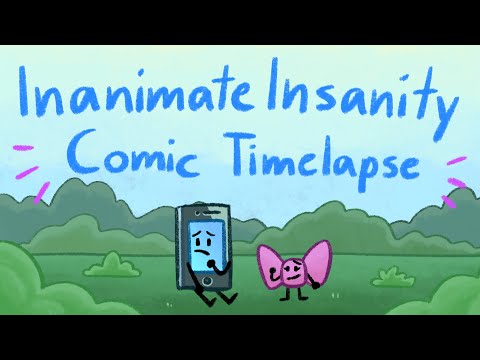 Comic Timelapse // Inanimate Insanity Fanart