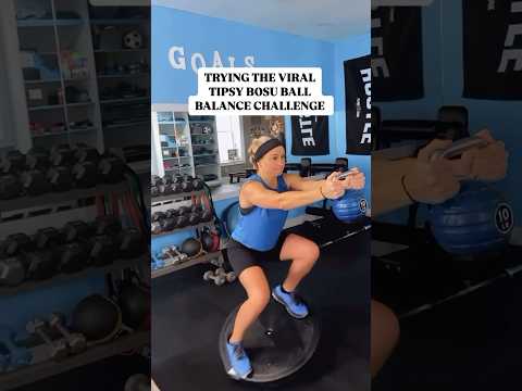 Try this viral BOSU ball challenge 💪👀🔥 #shorts #viralvideo #trending