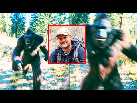 Hiker's Final Footage of SASQUATCH - BIGFOOT SIGHTINGS STORY