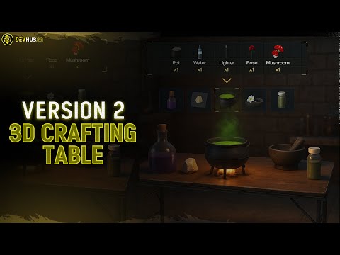 DEVHUB - 3D CRAFTING TABLE WITH CREATOR VERSION 2! (Fivem)